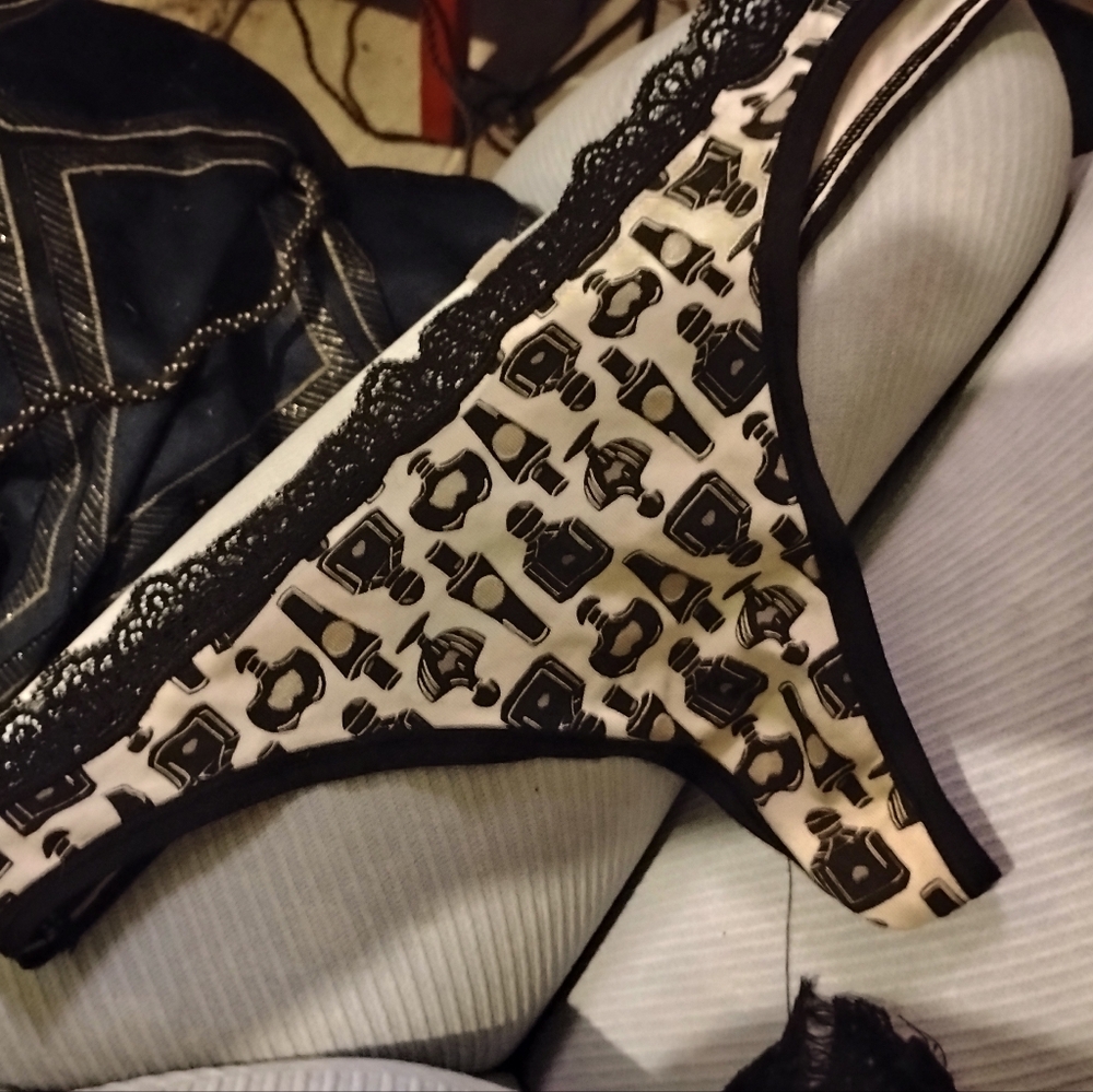 Elegant Black and Cream Women's Intimate Wear